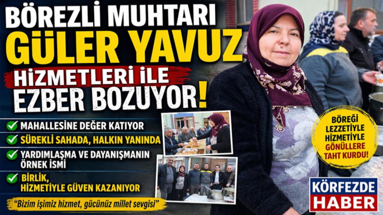 Burhaniye’de kadın muhtardan örnek dayanışma