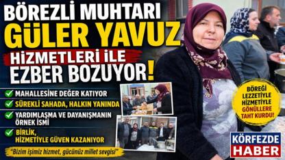 Burhaniye’de kadın muhtardan örnek dayanışma