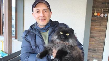 Burhaniye’de Kömür en şanslı kedi oldu