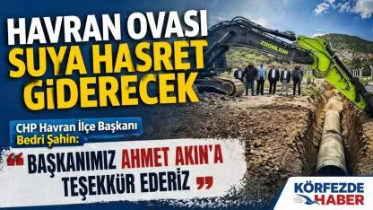 Büyükşehir Belediyesi Havran Ovası'nda Çalışmalarını Sürdürüyor