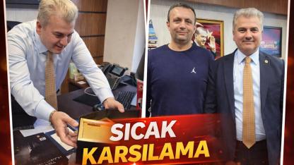 Canbey’den Meclis’te sıcak karşılama