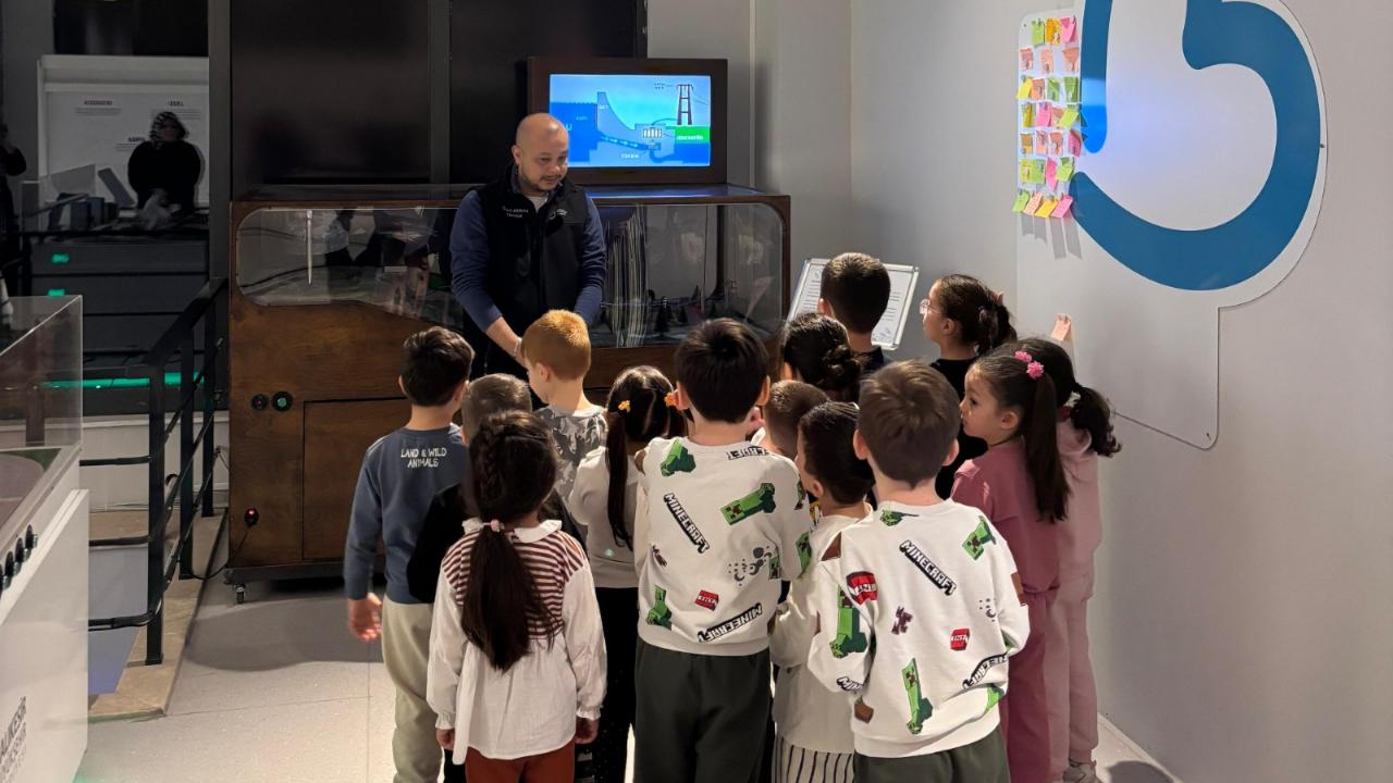 Çevre Eğitim ve Bilim Merkezi minikleri ağırladı