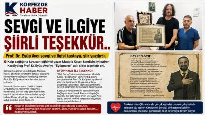 Deli Derviş, Balıkesir’in kalpçisi için şiir yazdı