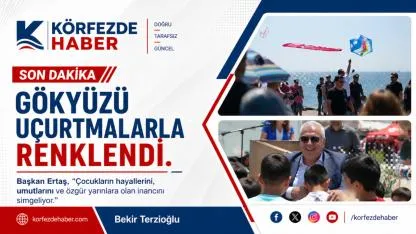 Edremit’te gökyüzü uçurtmalarla renklendi