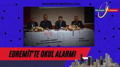 Edremit'te Okul Güvenliği Koordinasyon Toplantısı Yapıldı