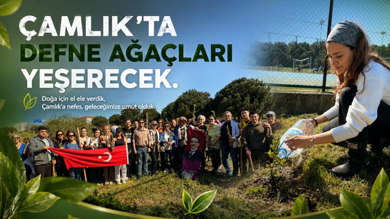 General Balcı Çamlığı’nda 100’den Fazla Defne Fidanı Toprakla Buluştu