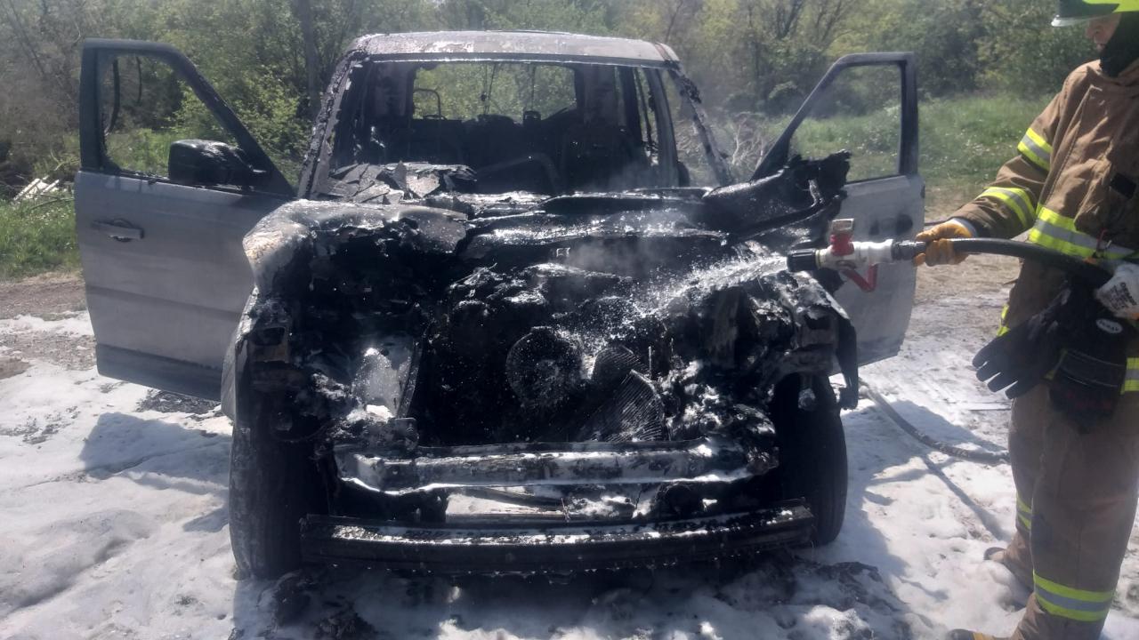 Gönen’de araç yangını