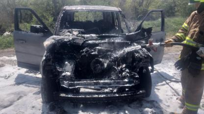 Gönen’de araç yangını