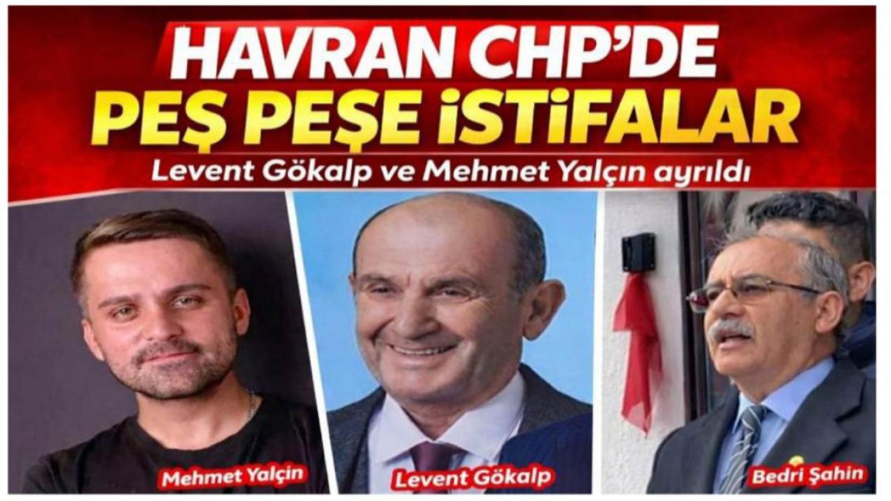 Havran CHP’de İstifa Dalgası: Peş Peşe Ayrılıklar