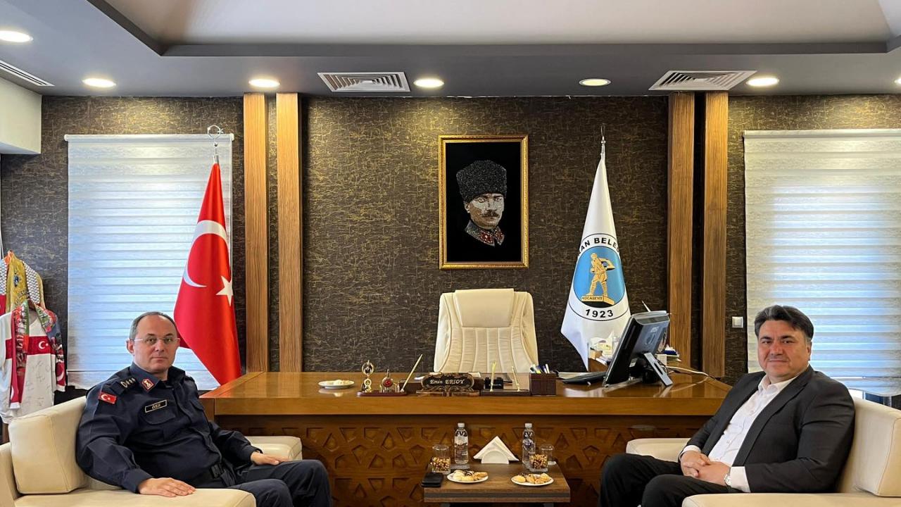İl Jandarma Komutanı’ndan Başkan Ersoy’a Ziyaret