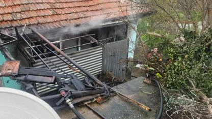 Kepsut’ta Ev Yangını Korkuttu