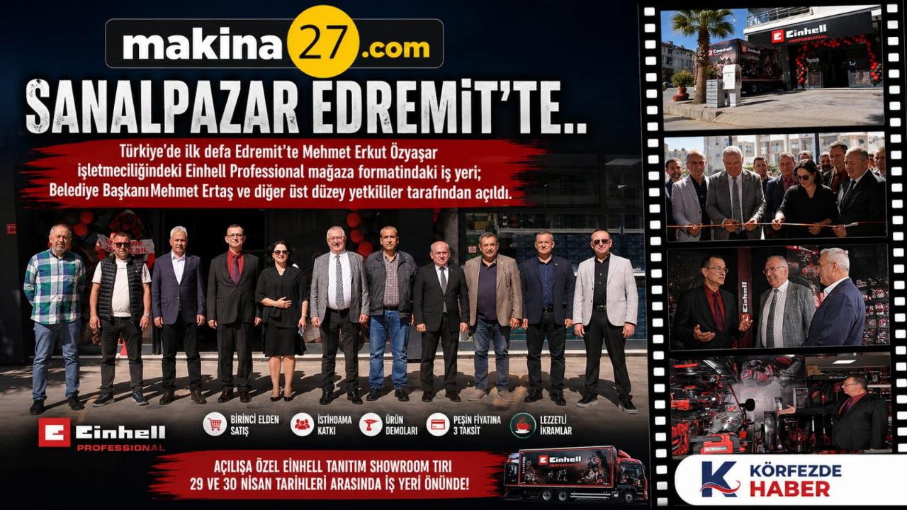 makina27.com sanalpazar Edremit’te..