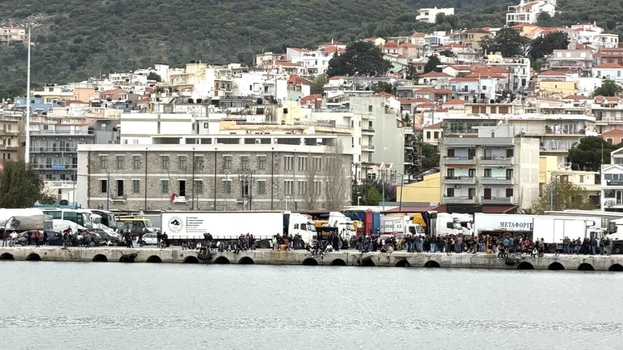 Midilli Gümrüğü Çarşamba Gününe Kadar Kapalı