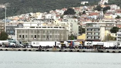 Midilli Gümrüğü Çarşamba Gününe Kadar Kapalı