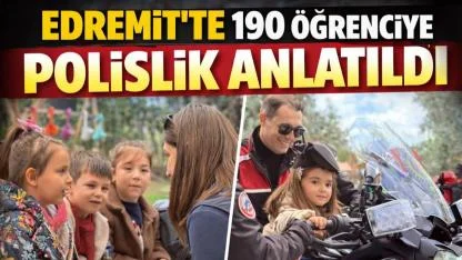 Miniklere Polislik Anlatıldı: Edremit’te 190 Öğrenciye Güvenlik Eğitimi