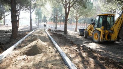 Mithatpaşa Mahallesi Merkez Mezarlığı’nda Yol Düzenleme Çalışmaları Başladı