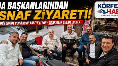 Oda Başkanlarından Esnaf Ziyareti