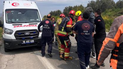 Virajı alamayan otomobil şarampole uçtu: 3 yaralı