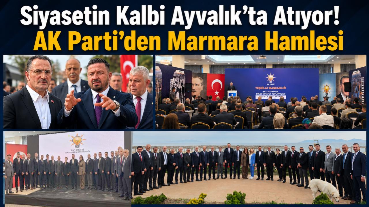 AK Parti’den Ayvalık’ta güç gösterisi: 5 il, 60 ilçe tek salonda