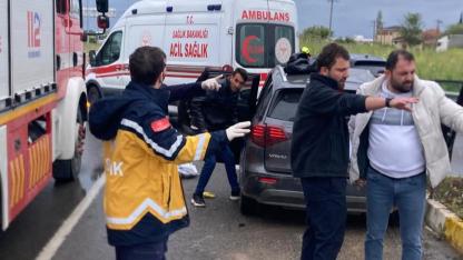 Ayvalık’ta kaza: 5 yaralı