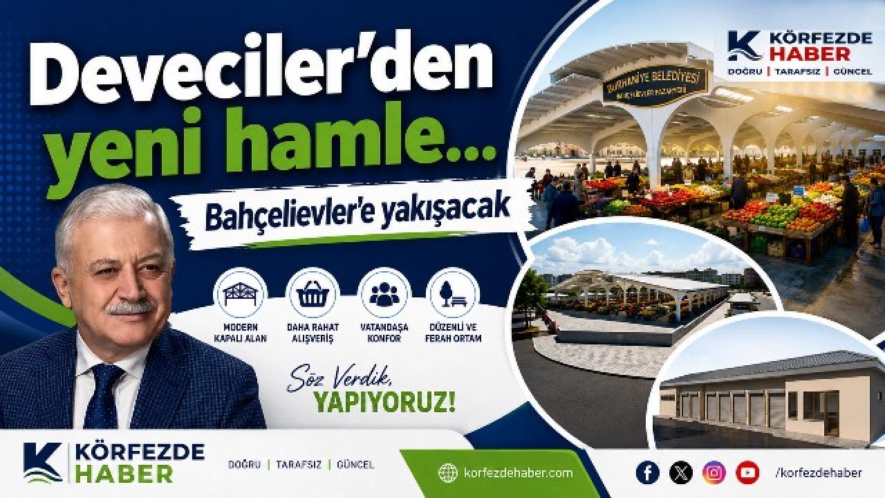 Başkan Deveciler, sözünü tutuyor. Bir Vaadi Daha Hayata Geçiyor: Bahçelievler'de  Pazar Yeri Yenileniyor