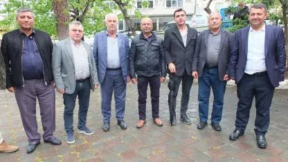 Burhaniyeli muhtarlar Bahadınlı hayrında buluştu