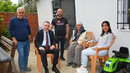 Kaymakam Odabaş, şehit ailelerini Anneler Günü'nde yalnız bırakmadı