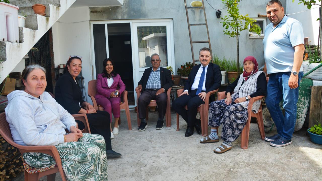 Kaymakam Odabaş'tan şehit ailelerine "Anneler Günü" ziyareti