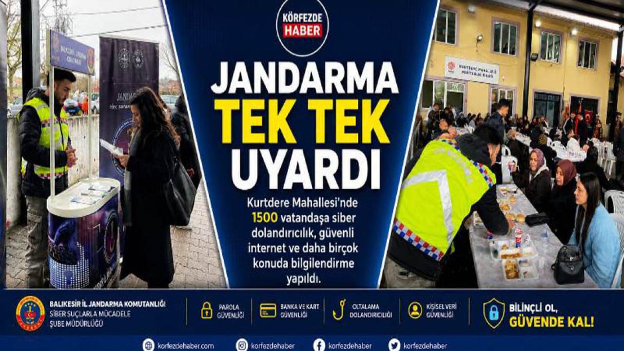Kurtdere Hayrında Siber Alarm: Jandarma tek tek uyardı