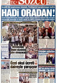 Sözcü Gazetesi Gazete Manşeti