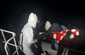 Ayvalık’ta 18 göçmen yakalandı
