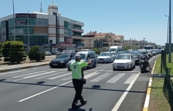 Balıkesir'de polis ve jandarma trafikte etkin önlemler aldı BALIKESİR