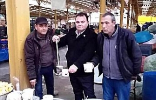 Havran’da pazarcılara sabah çorbası ikram edildi