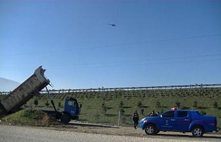 Bursa’da kaçak hafriyat döken sürücüye helikopterli...