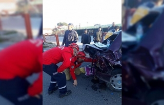 Edremit’te trafik kazası: 4 yaralı