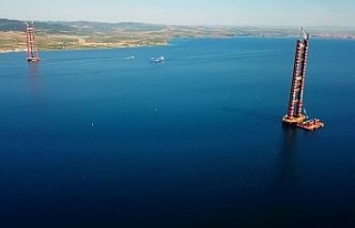 Çanakkale Boğaz Köprüsü’nün kuleleri 270 metreye...