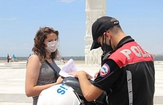 İzmir’de polisten maske denetimi: Maske takmayana...