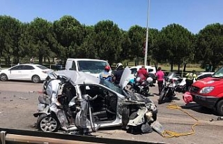 Bayram trafiğinde yaşanan kazada 1 kadın öldü,...