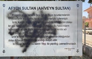 Bursa’da bin 800 yıllık türbeye çirkin saldırı