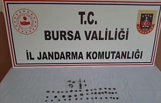 Bursa’da sikke ve tarihi obje operasyonu: 2 gözaltı
