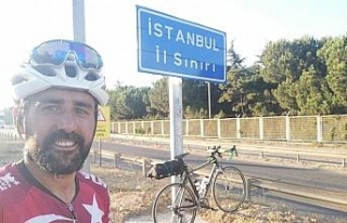 Bisikletle 5 günde Marmara Denizi’nin etrafını...