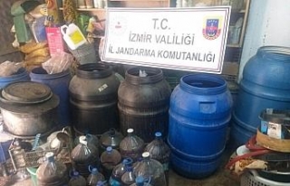İzmir’de 6 bin 672 litre kaçak içki ele geçirildi