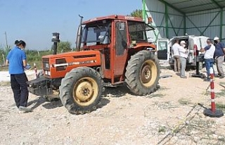 Manyas’ta 73 traktörün fennî muayenesi yapıldı