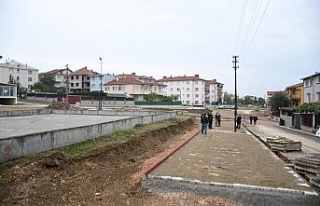 Akhisar’da Naim Süleymanoğlu Parkı yükseliyor