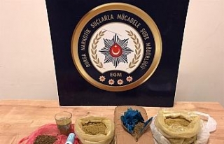 Bursa’da bir kişiden 2 kilo uyuşturucu çıktı