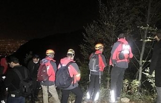 Dağda kaybolan 4 kişi 6 saat sonra bulundu
