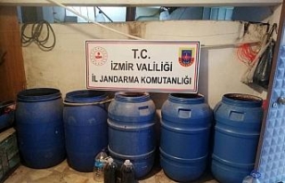 İzmir’de sahte içkileri piyasaya süreceklerdi,...