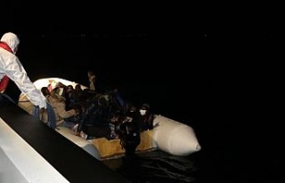 29 düzensiz göçmen Sahil Güvenlik tarafından...