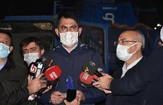 Bakan Kurum: “İzmir’de 942 personelimizle hasar...