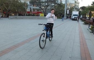 Balıkesir’de 11 yaşındaki Hasan Taha bisiklet...